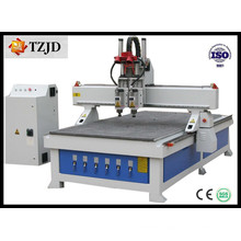 1325 Pneumatic 2 Heads CNC Router for Woodworking